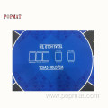 Round Rubber Backed Custom Gambling Poker Mat